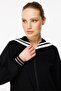 Handcrafted Garni Detailed Difficult Wrinkling Breathable Special Woven Full Size Timeless Sports Cap-Black - 8