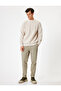 Gabardine Trousers with Lace-Up Waist and Pocket Detail, Cotton