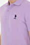 Men's Slim Fit Polo Neck Lilac Basic T-Shirt 50279613-Vr034 - 7