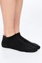 2 Pairs - Black Cotton Heel Reinforced Women's Sneaker Sports Socks - 4