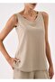Pant with Pocket Bol Cut Pant - Collar Detail Sleeveless Bluz - 6