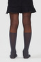 Black Pretty Star Panda Pantyhose - 2