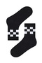 Set of 4 Colorful Checkers and Lines Socks for Boys - 5