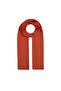 Crowbar Patterned Monogram Shawl - Orange