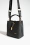 Leather Premium Product Multi-Compartment Women's Shoulder Bag Glb-2055-pls Black 0502