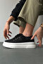 Women's Sneakers BLACK LINEN