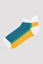 Boy's Trainer 3-Piece Booties Socks - 4
