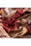 Patterned Silk Shawl - Brush Stroke Pattern - Beige - 3