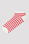 Cherry Patterned 3-Piece Bootie Socks - 2