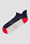 Mix Blue Basic 2 Pack Booties Socks - 3