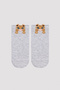 Cat Detail 3-Pack Ankle Socks - 4