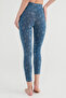 Light Denim Flora Tights - 3