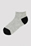 Gray Boy's 4-Piece Booties Socks - 3