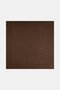 Cotton Silk Scarf - Monogram - Bitter Brown
