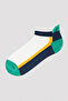 Boy's Trainer 3-Piece Booties Socks - 3