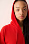 Fearless Zipped Zippered Red Cardigan - Seren Ay Çetin Collection - 4