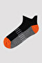 Boy's orange-blue Basic 2-pack Booties Socks - 3