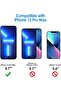3 عبوات من واقي الشاشة الزجاجي المقوى المتوافق مع iPhone 13 Pro Max (عبوة من 3 قطع) - 2