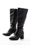 Rs-2432 Black Heeled Zippered Daily Women's Boots - 4