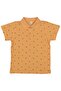 Boy's Salmon Anchor Printed Polo Collar T-Shirt