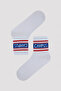 Los Angeles Slogan Printed 3-Piece Socks - 3