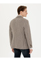 Mink Slim Fit Wool Blended Classic Jacket 50272728-Vr052 - 6