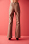 Concept Leather Look Slit Trousers - 3