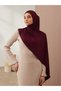 Practical Premium Jersey Shawl |   Color: Cherry Rot |   Size: Adult |   Chin Stitched |   Instant Hijab - 5