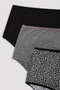 Highrise Multicolored 3-Piece Slip Panties - 5