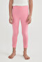 Girl's Cross Detailed Tights
