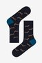 Men's Animal 3-Piece Green Socks - 3