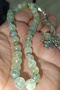 Prehnite Stone 8 mm Natural Natural Stone Rosary - 3