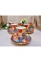 Kazan Dama Alti Ki̇şi̇li̇k Coffee Cup Set