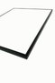 Triple Black Metal Frame Blue Modern Pattern Glass Table Set - 2