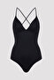 Black Basic Triangle Bimba Swimsuit - 6
