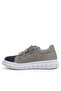 Genuine Leather Black Grey Velcro Kids' Casual Sports School Shoes - 5