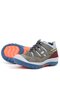 Genuine Leather Sand Burgundy Elastic Lace-up Kids' Outdoor Shoes - 6