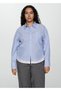 Shirt with Contrasting Color Stripes - 7