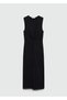 Drape Detailed Midi Dress - 3