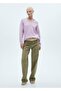 Pointed Collar Oversize Sweater - 2