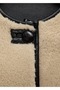 Appliqued Fur Look Coat - 7