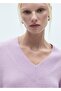 Pointed Collar Oversize Sweater - 5