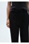Straight Cut Trousers with Pens - 7