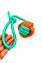 Durable Knotted Grip Handle Dog Play Ball XL - 3