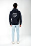 Sunday Running Club Regular Fit Hoodie Men - Navy Blue - 4