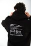 Wassily Chair Oversize Fit Hoodie Men's - Black