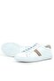 Genuine leather white copper patterned women's daily sneaker shoes - 5