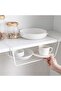 Kangaroo Shelf Black Bathroom Honeycomb Top Cabinet Shelf Kitchen Organizer - 7