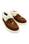 Real Leather Tan Suede and Fur Comfortable and Light Daily Women's Boots