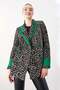 Leopard Patterned Jacket Green - 2